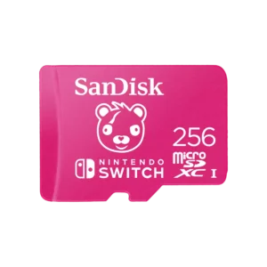 Tarjeta de Memoria Sandisk MicroSDXC 256GB UHS-I Card C10 U3 100Mb for Nintendo Switch Fortnite Edition