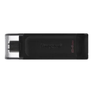 Pen Drive KINGSTON DataTraveler 70 64GB USB 3.2 Gen 1 Tipo C Negro