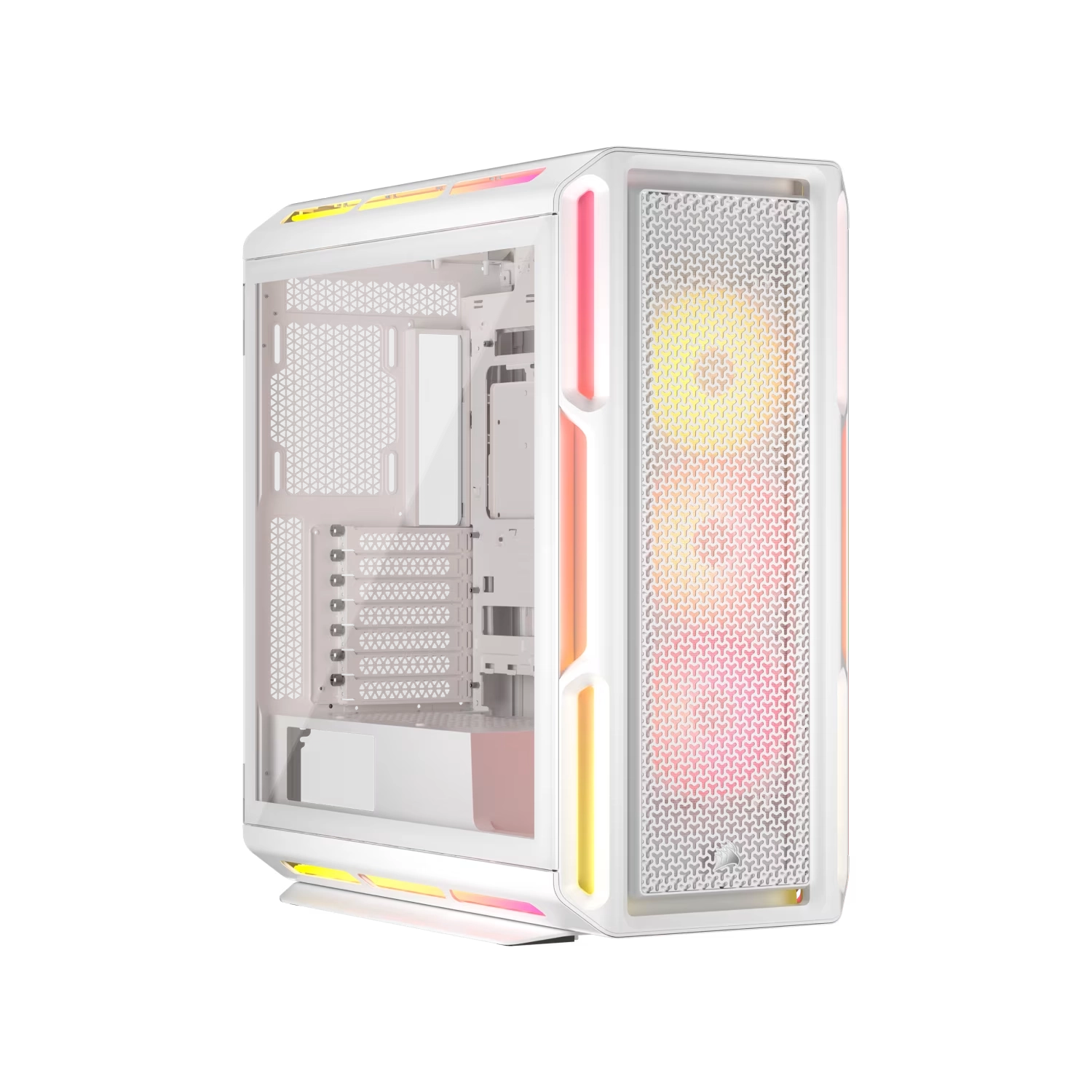 Gabinete CORSAIR iCUE LINK 5000T LX RGB Mid Tower blanco