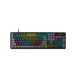 Teclado gamer mecánico Corsair K70 CORE RGB USB Gris EN