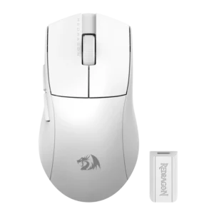 Mouse Inalámbrico Redragon King M916 Pro 4K Blanco