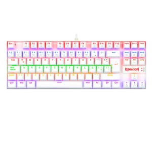 Teclado Redragon Kumara 2 K552 Rainbow Blanco