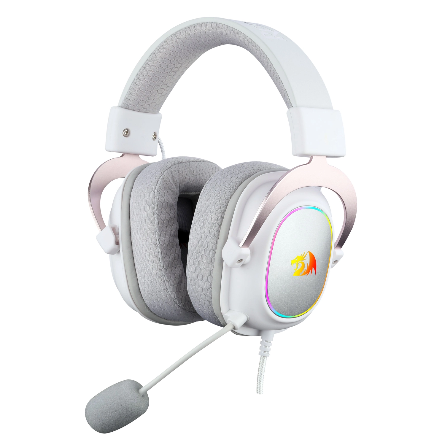 Auricular Redragon Zeus X RGB Blanco
